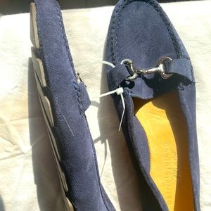 Patricia Green Moccasin Flat Shoes Suede